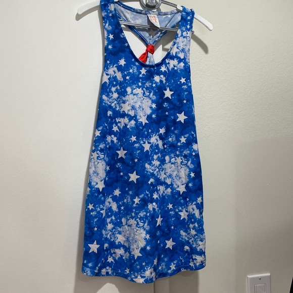 Cat and Jack blue star dress - Picture 1 of 2